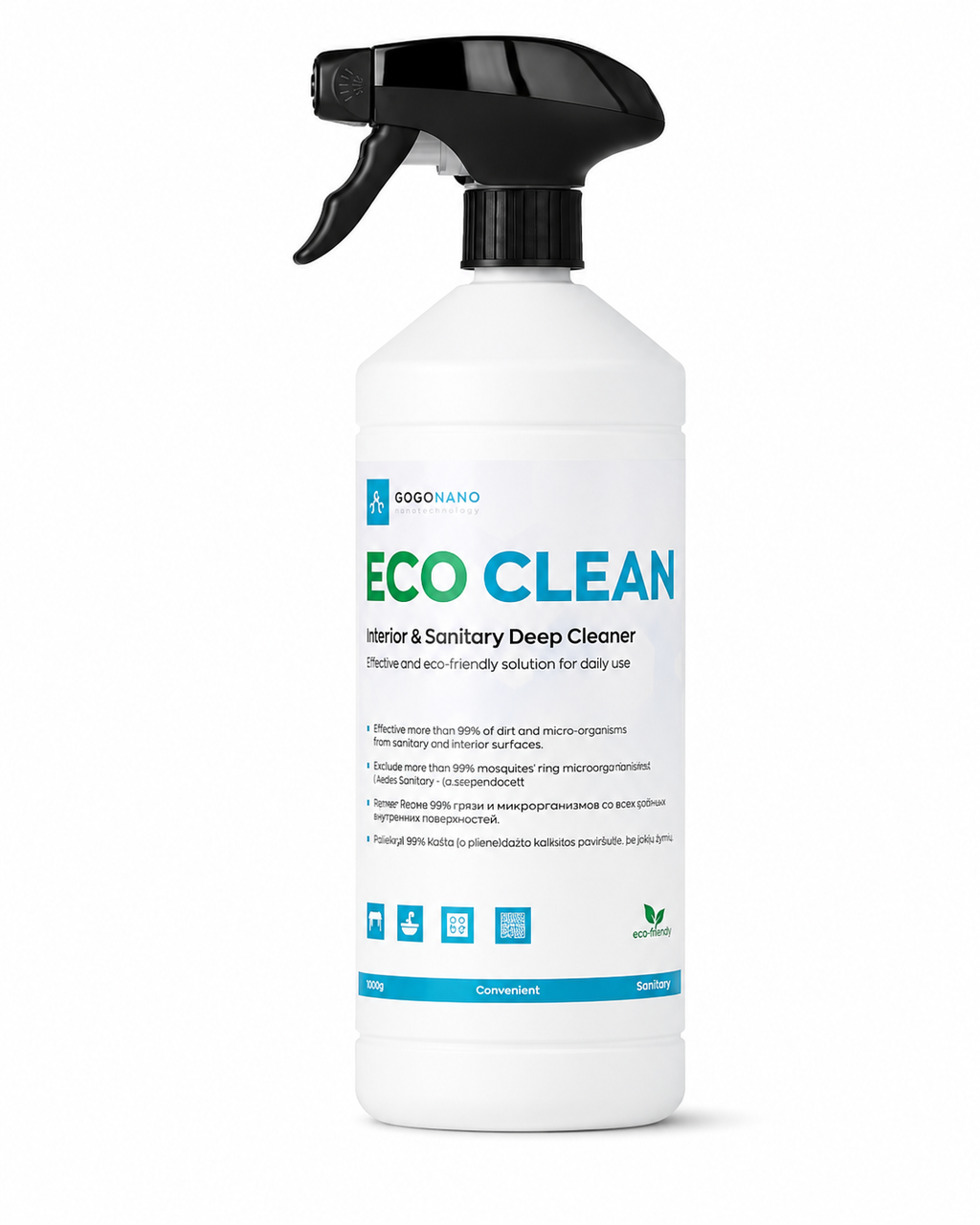 Bathroom Multi Purpose Cleaner EcoClean, 1L