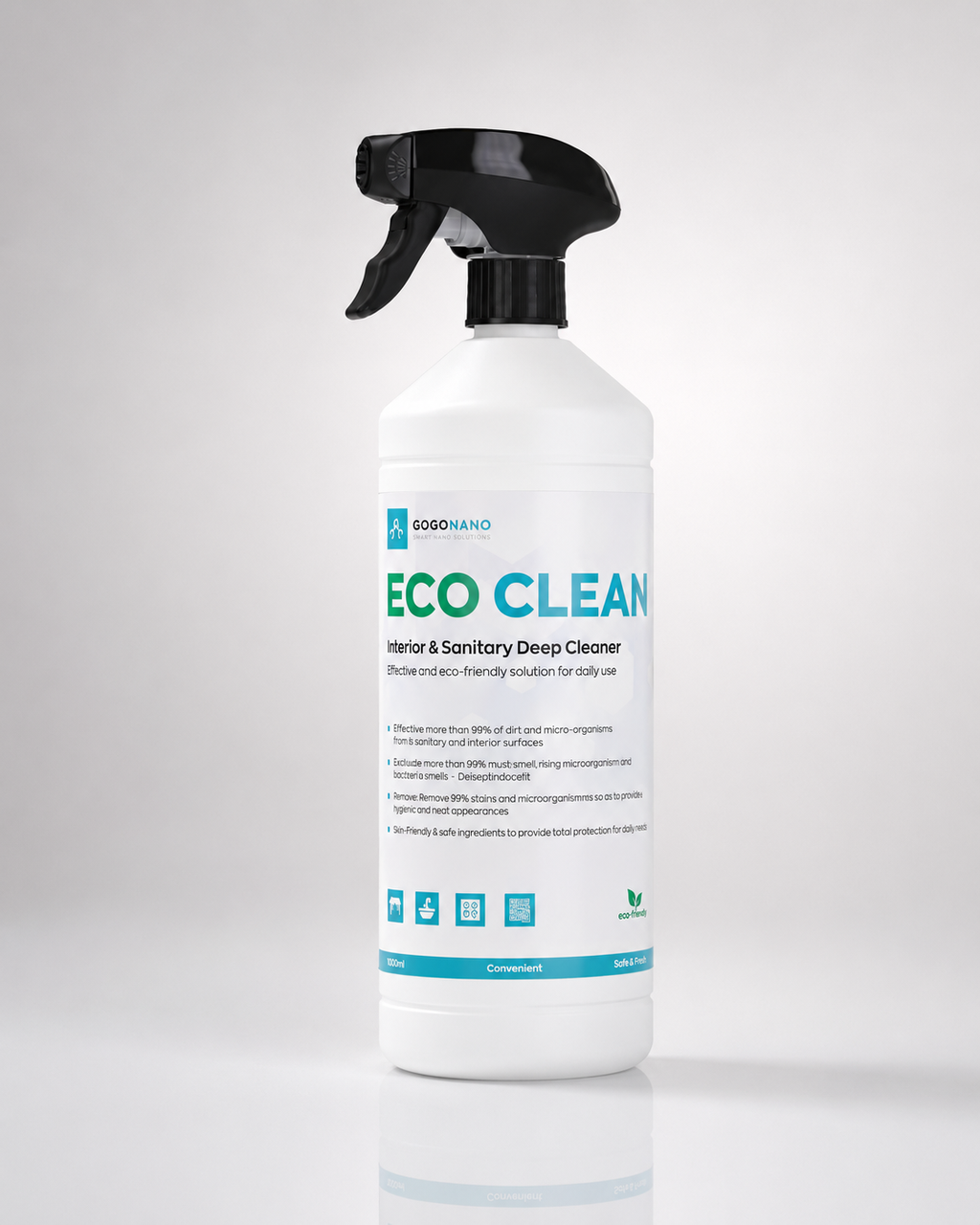 Bathroom Multi Purpose Cleaner EcoClean, 1L