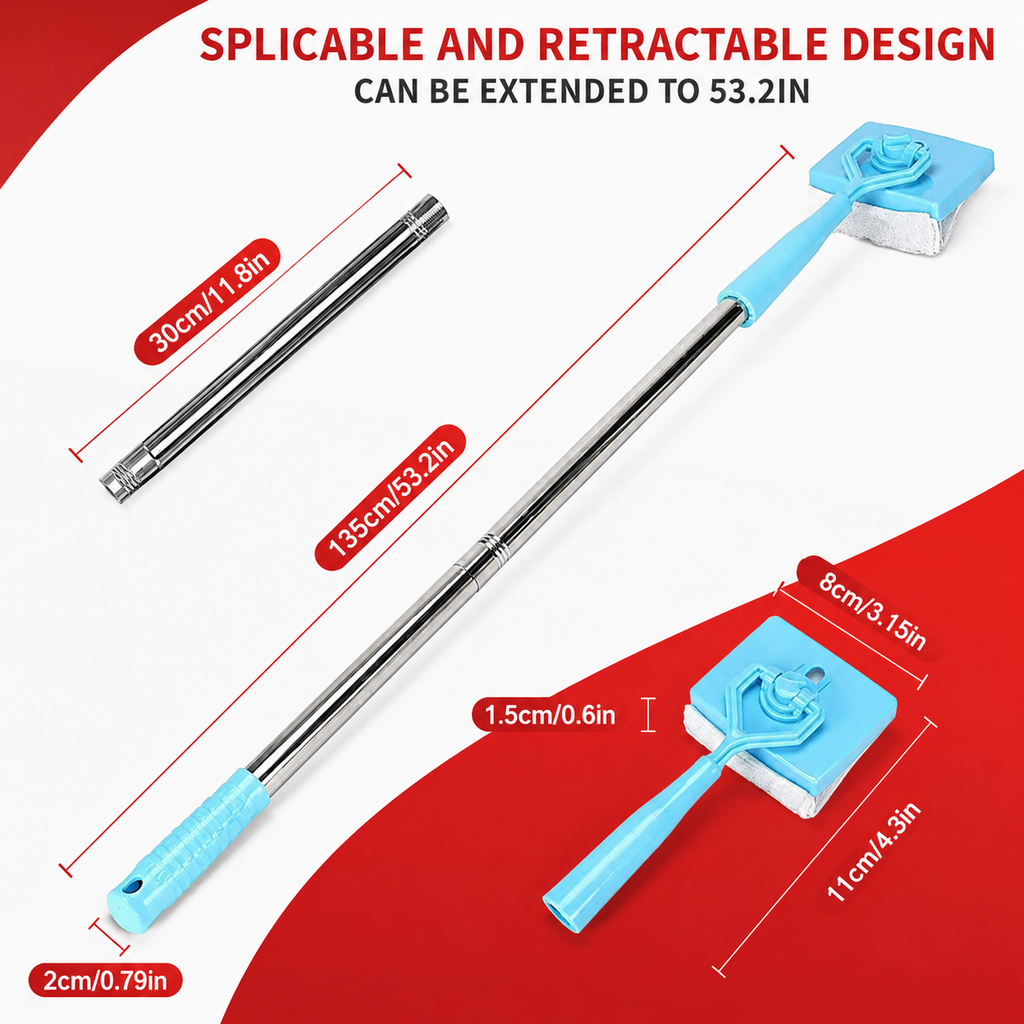 FlexiReach Baseboard Cleaning Mop