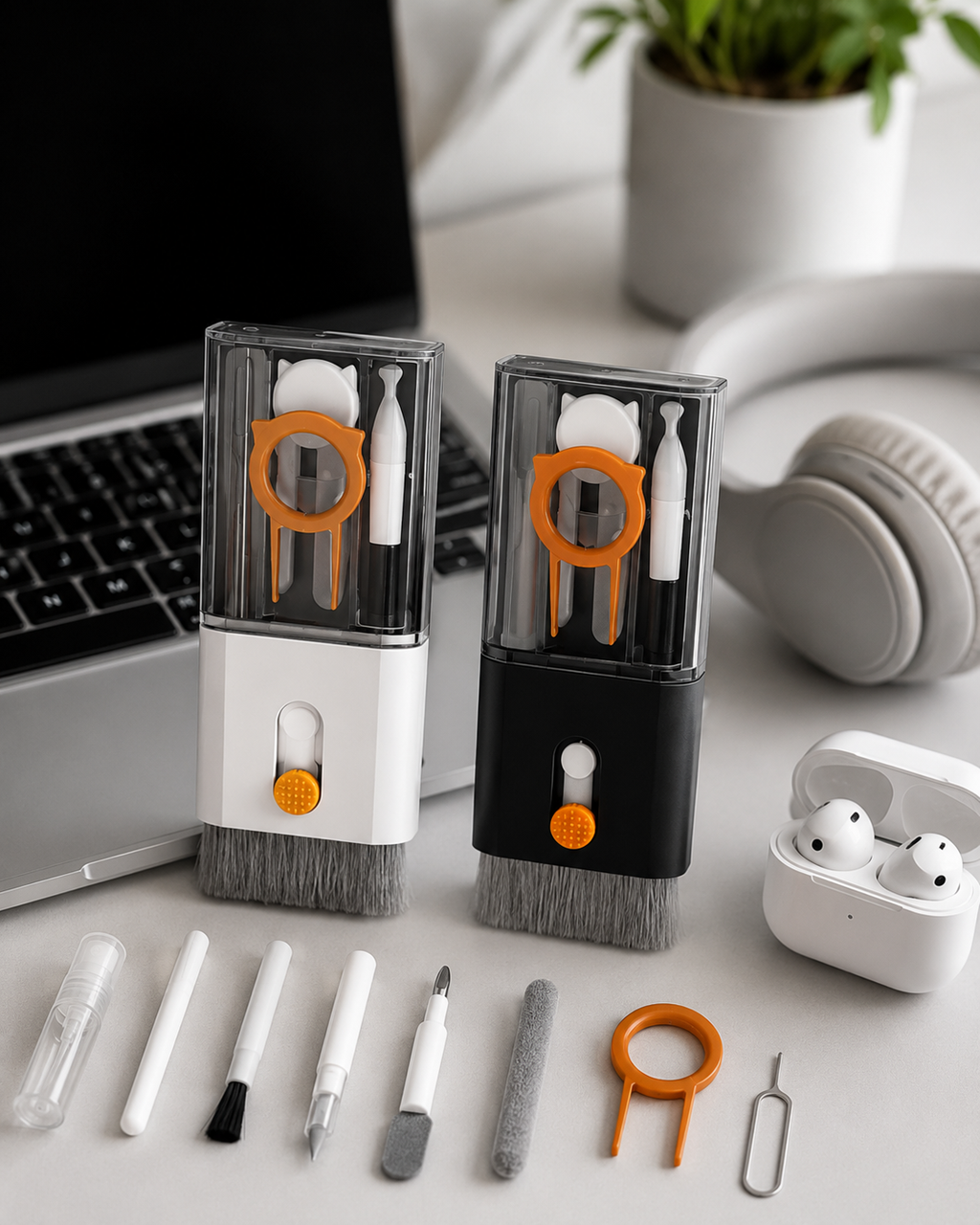 Features 10-In-1 Computer Cleaning Kit Camera Tablet Screen Headphone