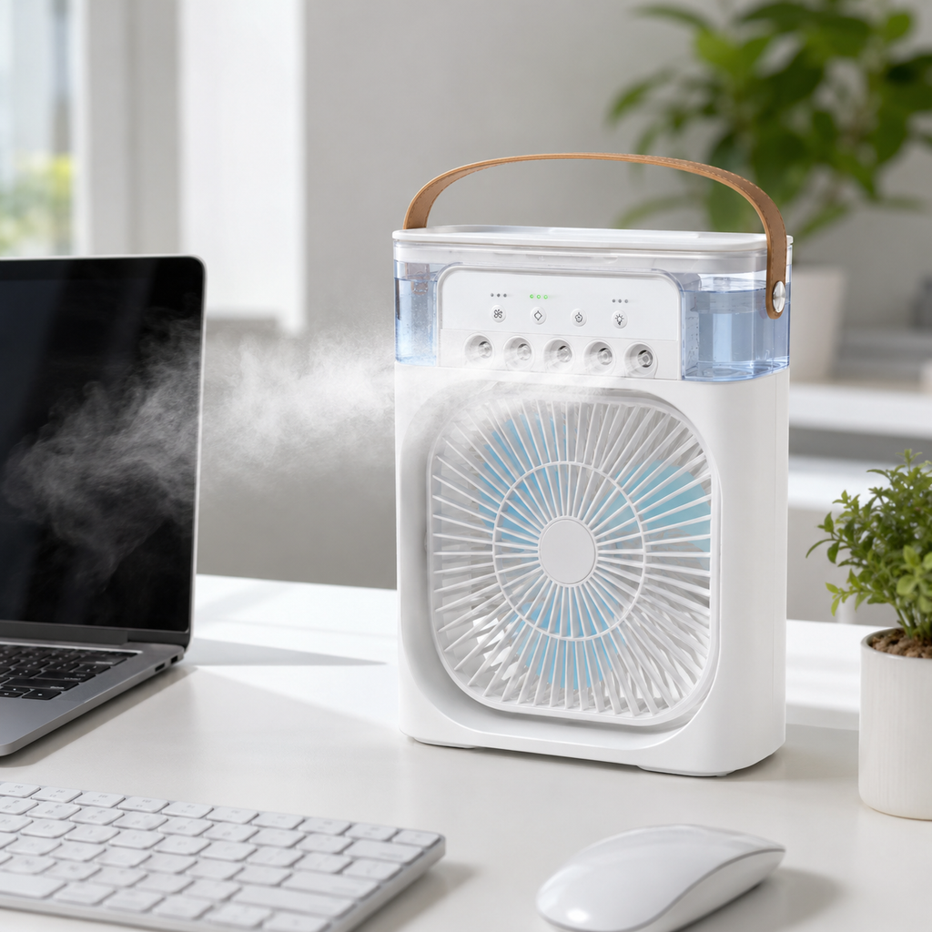 Portable Desktop Air Cooler Fan