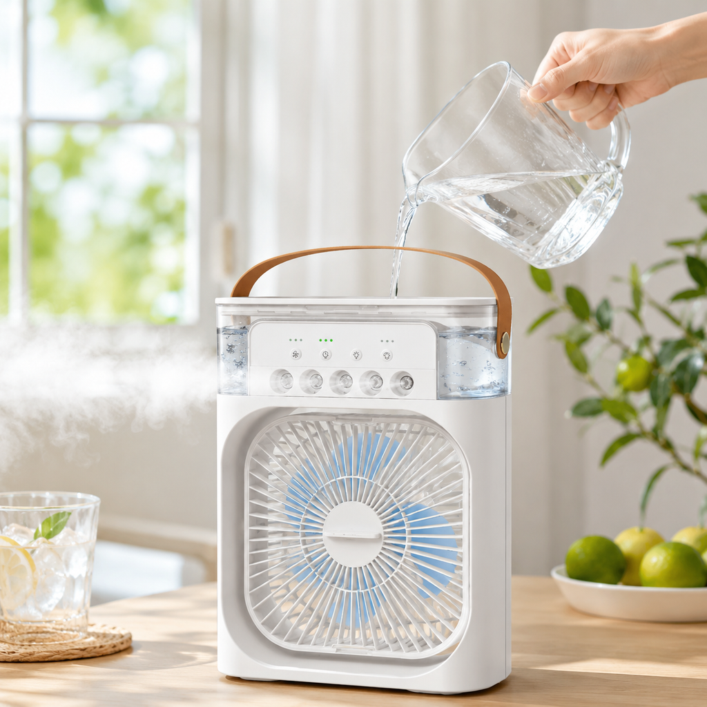 Portable Desktop Air Cooler Fan